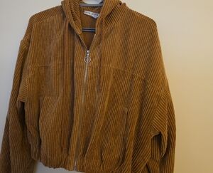 HYFVE Brown Corduroy Puffer Jacket